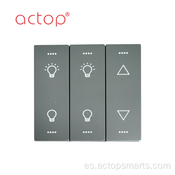 Panel de interruptores de placa de puerta personalizada de Smart Hotel